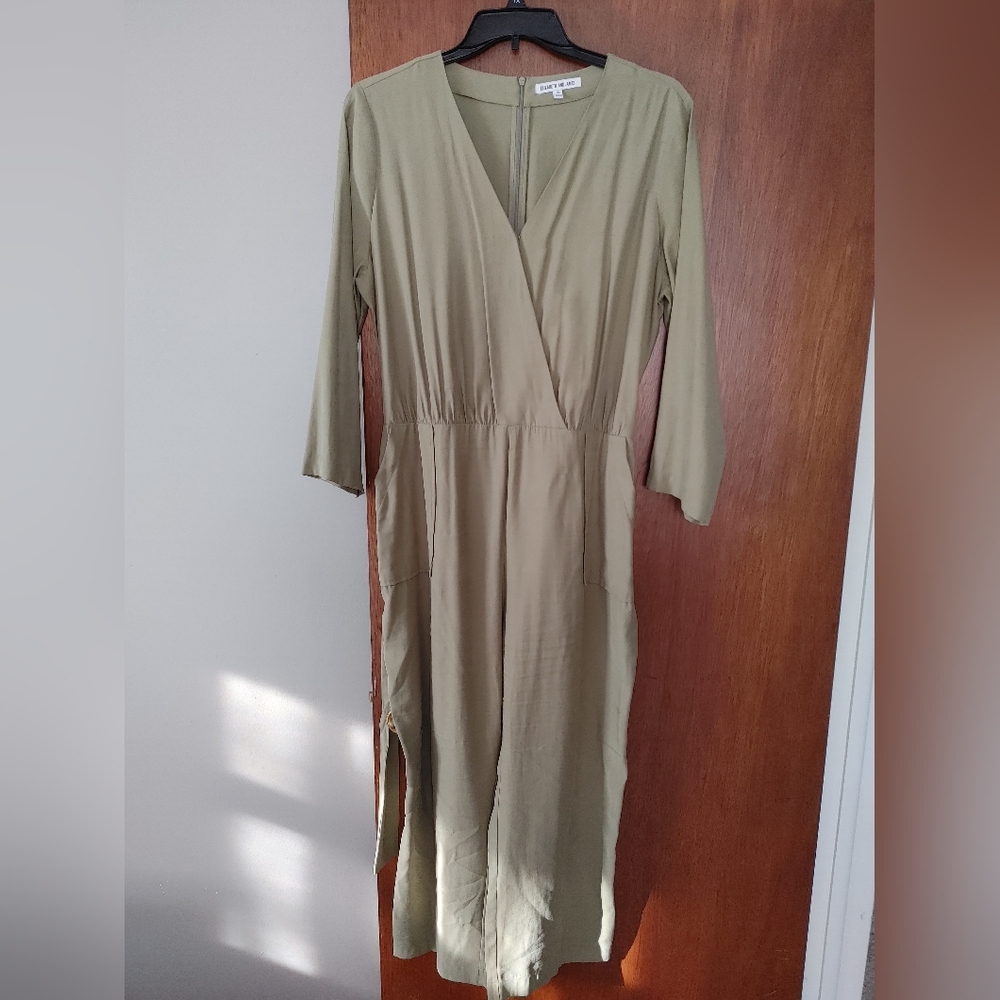 Women's Olive green Elizabeth and James one piece pant size XL - Picture 2 of 3